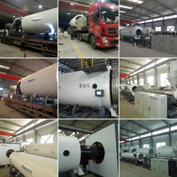 HDPE Black Jacket Prefabricated Polyurethane Insulated Pipe Outer Jacket Extrusion Equipment