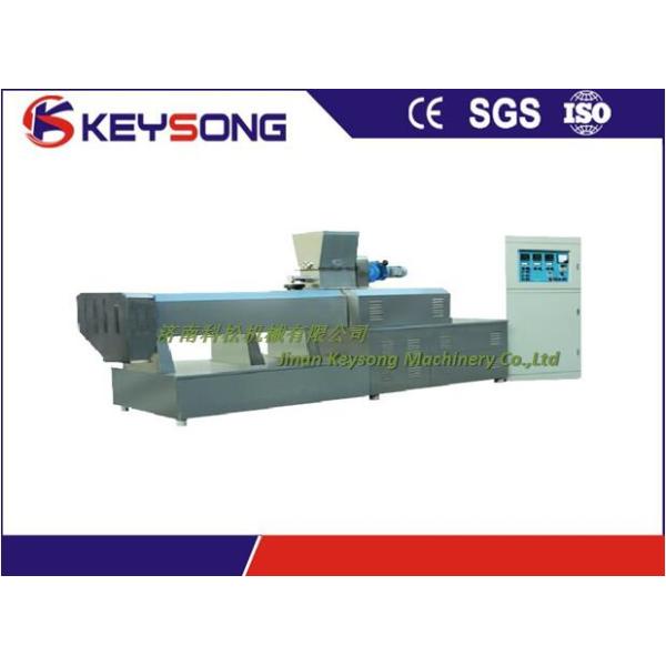 Two Screw Bread Crumb Making Machine , Full Automatic Twin Screw Extruder Machine
