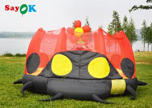 Wholesale Waterproof Inflatable Bounce House Children Bouncer Cartoon Ladybug Jumping Bed Slide from china suppliers