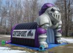 inflatable knight helmet tunnel /inflatable tunnel entrance for event sports