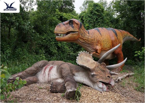 Quality Playground Giant Realistic Dinosaur Sculpture For Amusement  Park Exhibition for sale
