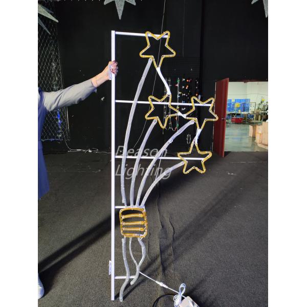commercial christmas pole decorations led