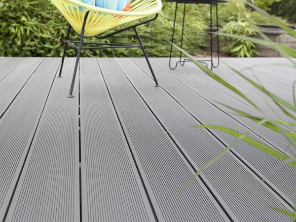 Quality Anti - Flaming Engineered WPC Composite Decking For Beach Chairs / Patio Handrails for sale