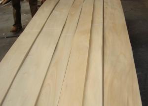 China Sliced Natural Chinese Maple Wood Veneer Sheet on sale