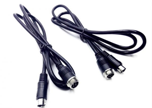Quality Female To Male 8 Pin / 9 Pin Backup Camera Cable With S Video Connector for sale