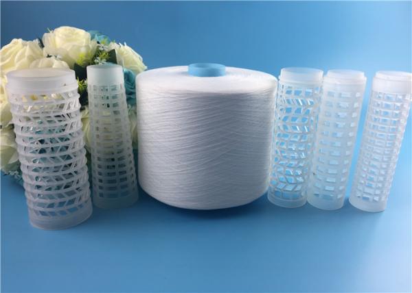 Quality High Strength 100% Virgin Spun Polyester 50/2 Yarn for Sewing Thread Raw White for sale