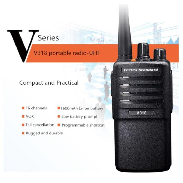 Motorola V318 Two Way Radio Dependable Communication with Motorola Rechargeable Analog Transceiver Flashlight Function