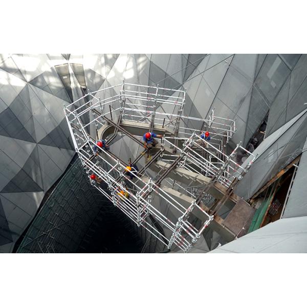 Aluminium Suspended Cuplock Scaffolding System For Building Maintenance