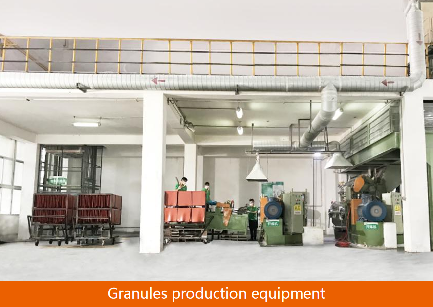 Factory-Made and Elastic 2-4mm SBR Granules for Running Track and Pathway Base Layer