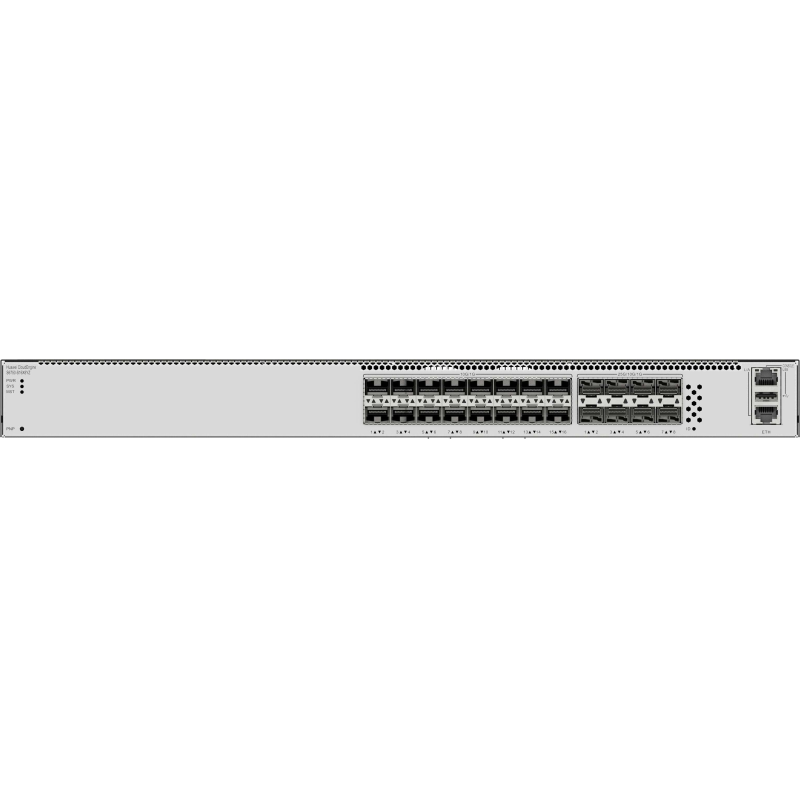 CloudEngine S6750-S16X8YZ 16x10G+8x25G Enterprise Networking Switch with 920 Gbps/2.32 Tbps Capacity and 1U Chassis Design