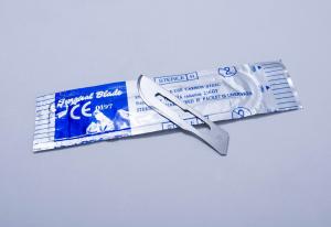 China Sterile Disposable Surgical Blades Carbon Steel & Stanless Steel Material on sale