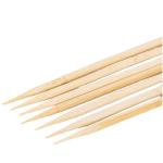 Customized Bamboo Skewers Round Disposable Bamboo Skewers Width 4.0