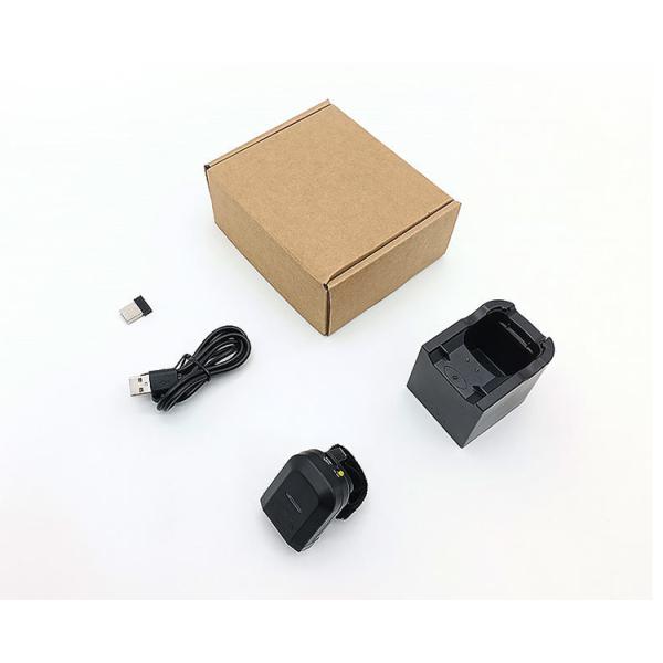 Finger Ring Barcode Scanner 2D Wearable QR Code Reader for Inventory & Daily Business Use