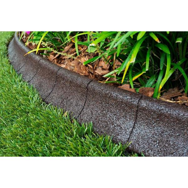 Recycled Rubber Landscape Edging Sizes And Colors Can Be Customized