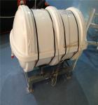 12 Persons SOLAS Approved Davit Lunched Inflatable Life Raft