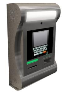 Wholesale SJ10 wall mount stainless steel kiosk with thermal printer and 2D barcode reader from china suppliers