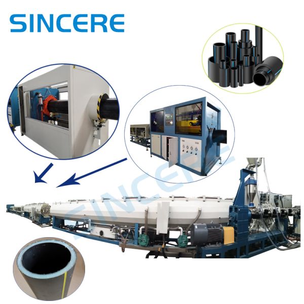 HDPE PE PP Water Supply and Gas Supply Pipe Extruding Machine