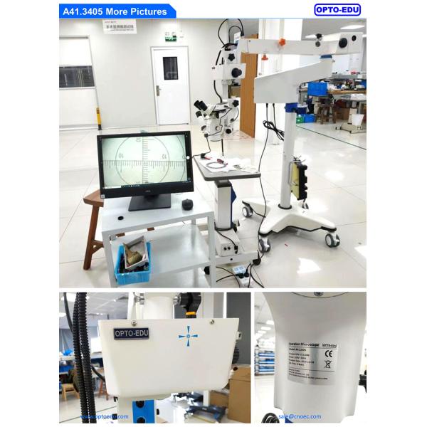 Double Binocular Electric Control 18mm Ent Microscope