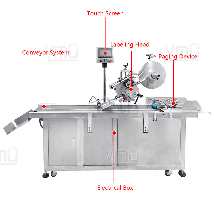 Multifunction Flat Surface Labeling Machine Automatic Box Labeling Machine for Food and Daily Necessities Flat Label Applicator