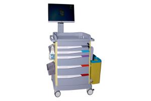 Wholesale Mobile Nursing Computer Cart Medical Trolley Computer Mobile Control  (ALS-WT06) from china suppliers
