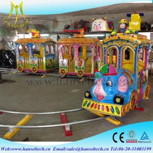 China Hansel kids electric amusement train rides kiddie amusement rides train on sale