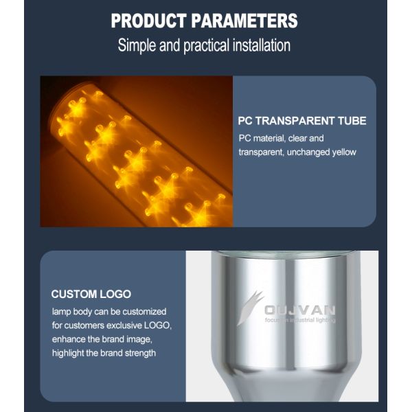 80lm/W Luminous 24V LED Warning Tower Light With 360° Beam Angle And Multi Color Flashing