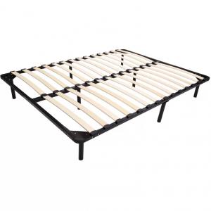 China Strong Slat Support Bed , Full Size Bed Frame With Wood Slats Multiple Sizes on sale