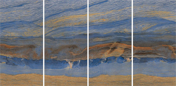 Wall Background Rectangular Bathroom Tiles Natural Stone Effect 900 X 1800 MM