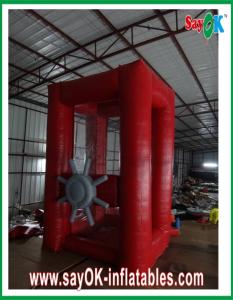 Wholesale Amusement Park Red Gaint Inflatable Money Booth Cash Machine Catch Money from china suppliers