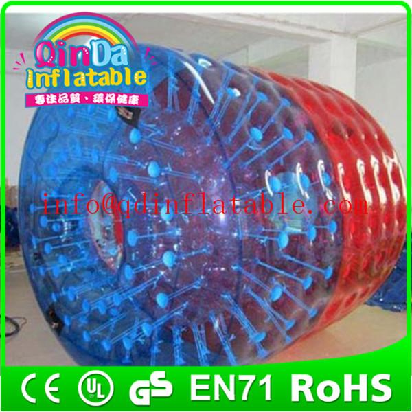 Quality QinDa Inflatable New water toys water walking roller Water Roller For Kids for sale
