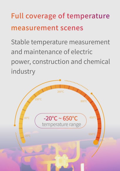 Temperature Measurement Portable Thermal Imaging Camera Multi Mode Image Display