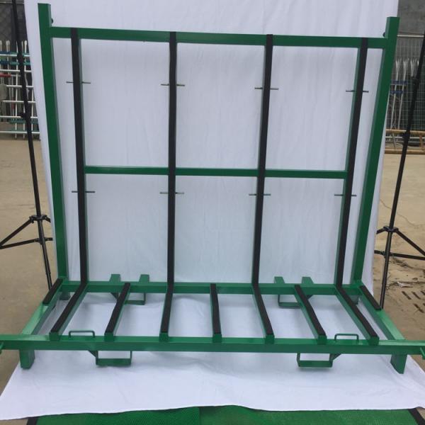 Quality Spray Paint Finish Defensive Barrier A Frame Rack Glass Storage Racks for sale