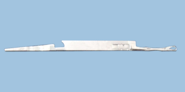 Computerized flat knitting machine transfer point