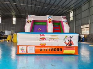 Wholesale EN14960 4x3m Inflatable Water Slides Water Jumping Castle Professional Bounce House Inflatable Bouncy Castle With Slide from china suppliers