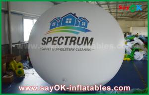 Giant 2m DIA PVC White Inflatable Helium Balloon for Outdoor Advertising