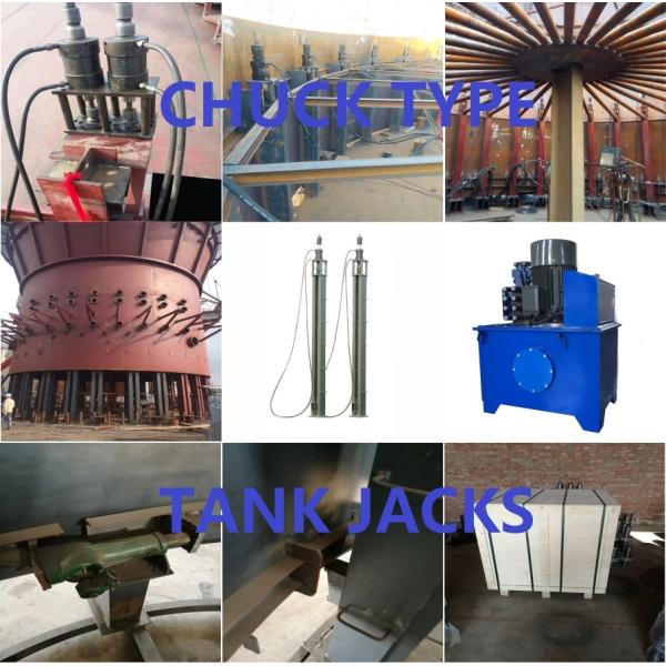 Chuck Type Hydraulic Jacking System for Oil Tank Construction