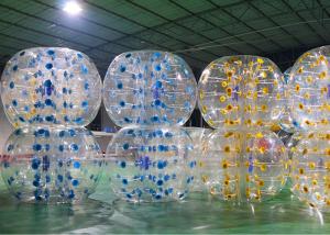 Wholesale Commercial Adults Giant Bubble Soccer , Comfortable Big Inflatable Soccer Ball from china suppliers