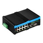 8 Port Ultra PoE L2 Managed Switch ERPS 2.5G Ring With 1SFP/RJ45 Uplink PoE Af
