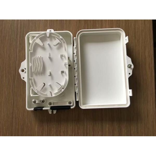 4Port Fiber Optic Terminal Box SC Simplex SM Cables White Waterproof IP-66