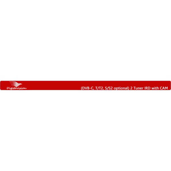 (DVB-C, T/T2, S/S2 optional) 2 Tuner IRD with CAM