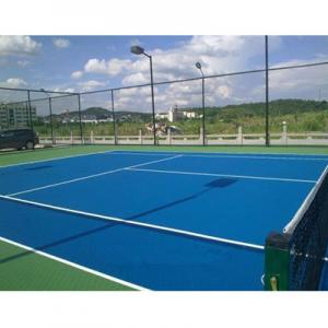Outdside Seamless Tennis Court Flooring Thick Polyurethane Material Full System