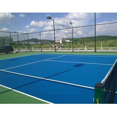 Quality Outdside Seamless Tennis Court Flooring Thick Polyurethane Material Full System for sale