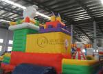 cute sheep inflatable jumping castle and slide combo
