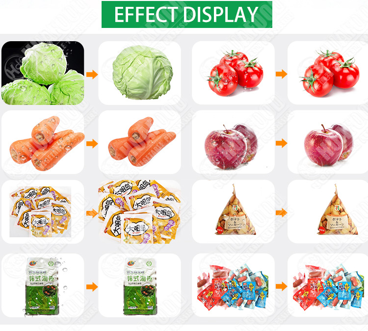 380V Food Drying Machine Vegetable And Fruit Washing Sorting Production Line