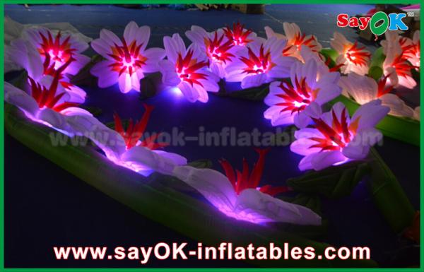 Quality Durable Inflatable LED Light Flower Chain for Wedding Party Stage Decoration for sale