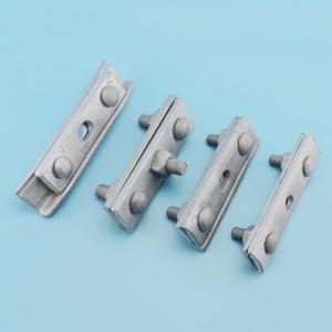 China Hot Dip Galvanized Power Line Fittings Parallel Groove Bolted Guy Clamps on sale
