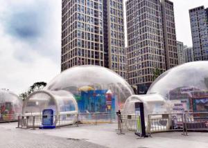 China Outdoor Single Tunnel Inflatable Bubble Tent Double And Quadruple Sewing on sale