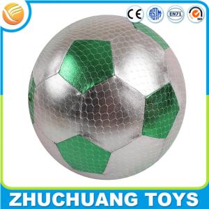 Wholesale 25cm colorful soccer play ball plush fabric covered toy from china suppliers