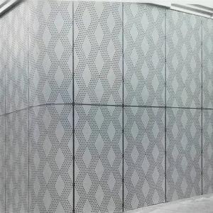 Wholesale Perforated Exterior Decorative Metal Wall Panels Aluminum Alloy 2-5mm from china suppliers
