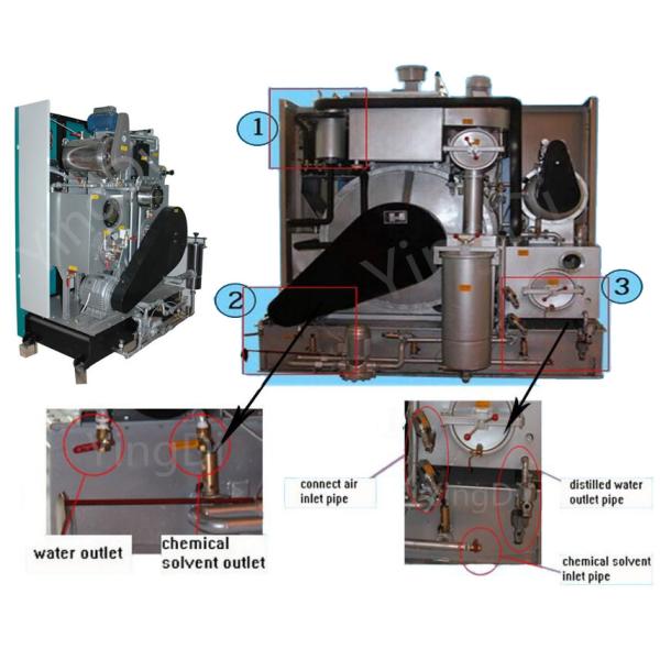8kg Automatic Dry Cleaning Machine Perchlorethylene Laundry Equipments